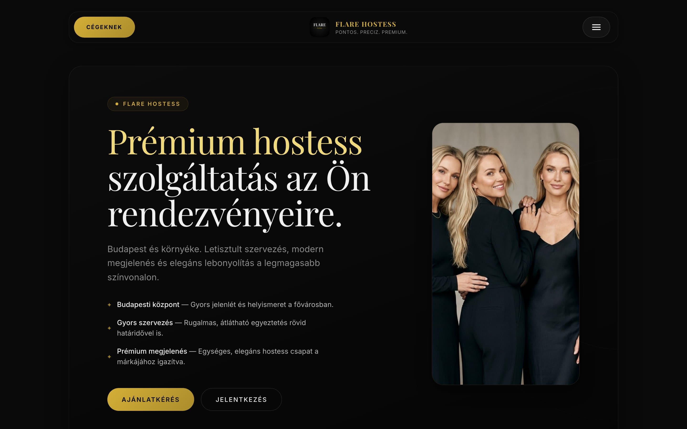 Flare Hostess — host-booking platform