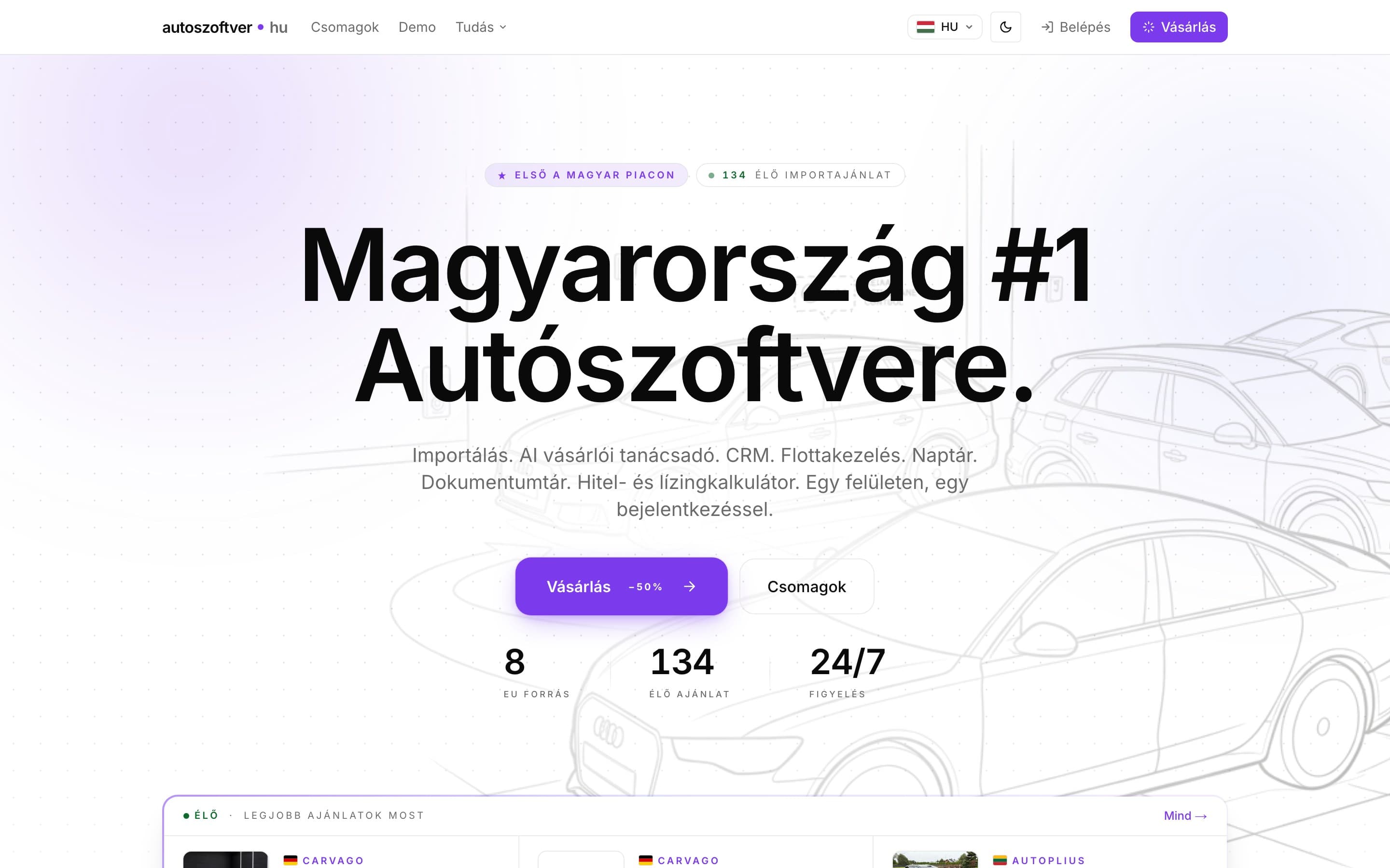 autoszoftver.hu - Hungary's #1 software for car dealers.