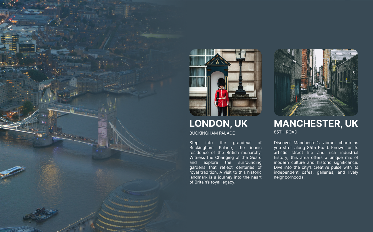 London és Manchester, Egyesült Királyság